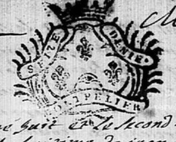Vendémian, papier timbré de 1738