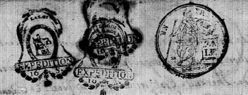 Vendémian, papier timbré de 1797