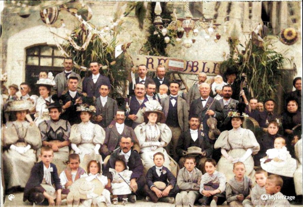 Vendémian en 1896, colorisée avec MyHeritage